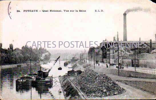 Cartes postales anciennes > CARTES POSTALES > carte postale ancienne > cartes-postales-ancienne.com Ile de france Hauts de seine Puteaux