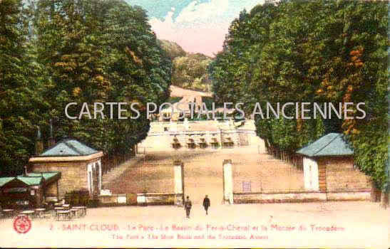 Cartes postales anciennes > CARTES POSTALES > carte postale ancienne > cartes-postales-ancienne.com Ile de france Hauts de seine Saint Cloud