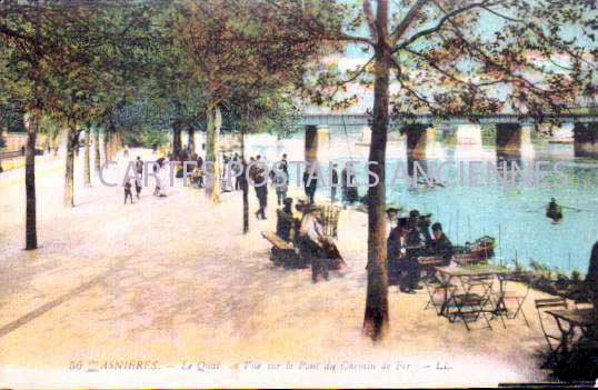 Cartes postales anciennes > CARTES POSTALES > carte postale ancienne > cartes-postales-ancienne.com Ile de france Hauts de seine Asnieres Sur Seine