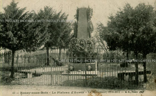 Cartes postales anciennes > CARTES POSTALES > carte postale ancienne > cartes-postales-ancienne.com Ile de france Rosny Sous Bois