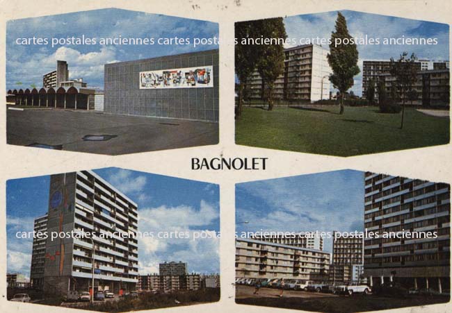 Cartes postales anciennes > CARTES POSTALES > carte postale ancienne > cartes-postales-ancienne.com Ile de france Seine saint denis Bagnolet