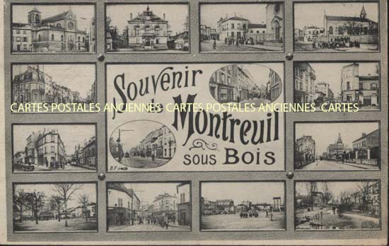 Cartes postales anciennes > CARTES POSTALES > carte postale ancienne > cartes-postales-ancienne.com Ile de france Seine saint denis Montreuil