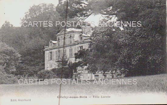 Cartes postales anciennes > CARTES POSTALES > carte postale ancienne > cartes-postales-ancienne.com Ile de france Seine saint denis Clichy Sous Bois