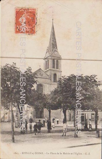 Cartes postales anciennes > CARTES POSTALES > carte postale ancienne > cartes-postales-ancienne.com Ile de france Seine saint denis Epinay Sur Seine