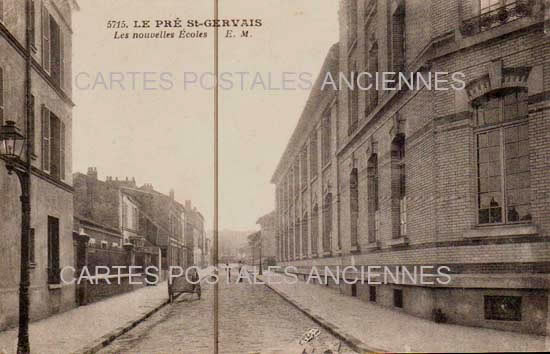 Cartes postales anciennes > CARTES POSTALES > carte postale ancienne > cartes-postales-ancienne.com Ile de france Seine saint denis Le Pre Saint Gervais