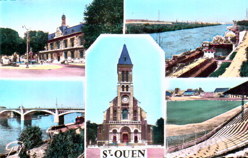Cartes postales anciennes > CARTES POSTALES > carte postale ancienne > cartes-postales-ancienne.com Ile de france Seine saint denis Saint Ouen