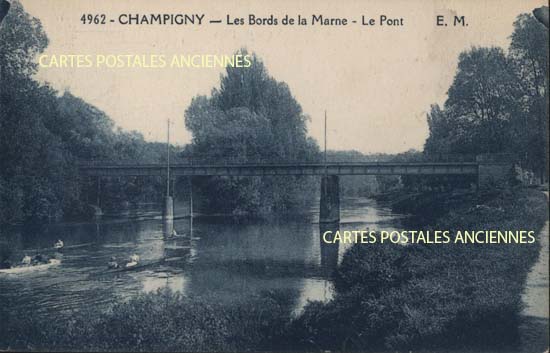 Cartes postales anciennes > CARTES POSTALES > carte postale ancienne > cartes-postales-ancienne.com Ile de france Val de marne Champigny Sur Marne