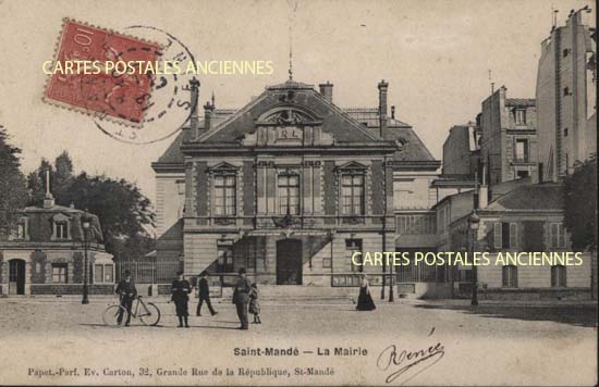 Cartes postales anciennes > CARTES POSTALES > carte postale ancienne > cartes-postales-ancienne.com Ile de france Val de marne Saint Mande