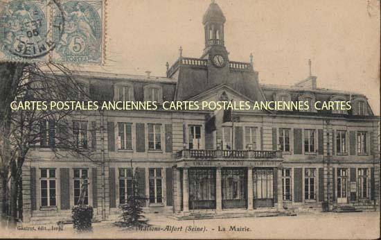 Cartes postales anciennes > CARTES POSTALES > carte postale ancienne > cartes-postales-ancienne.com Ile de france Val de marne Maisons Alfort