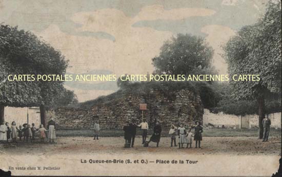 Cartes postales anciennes > CARTES POSTALES > carte postale ancienne > cartes-postales-ancienne.com Ile de france Val de marne La Queue En Brie