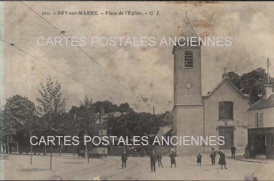 Cartes postales anciennes > CARTES POSTALES > carte postale ancienne > cartes-postales-ancienne.com Ile de france Val de marne Bry Sur Marne