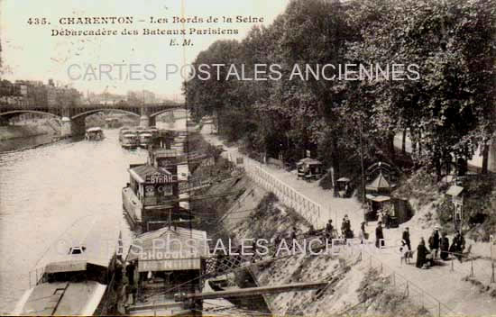 Cartes postales anciennes > CARTES POSTALES > carte postale ancienne > cartes-postales-ancienne.com Ile de france Val de marne Charenton Le Pont