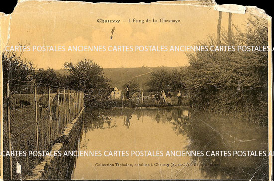 Cartes postales anciennes > CARTES POSTALES > carte postale ancienne > cartes-postales-ancienne.com Ile de france Val d'oise Chaussy