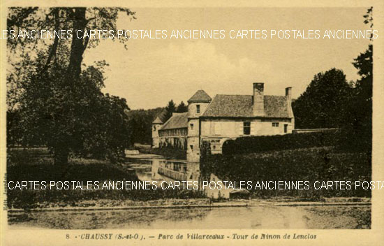 Cartes postales anciennes > CARTES POSTALES > carte postale ancienne > cartes-postales-ancienne.com Ile de france Val d'oise Chaussy