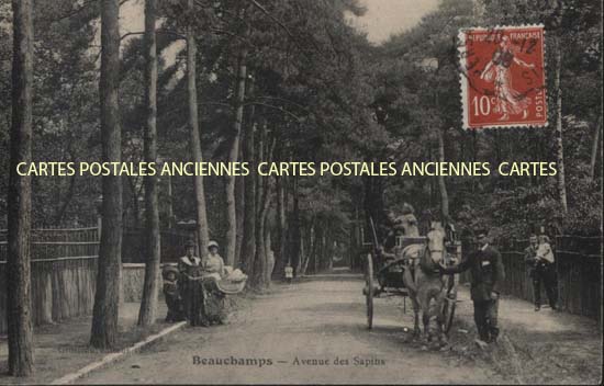 Cartes postales anciennes > CARTES POSTALES > carte postale ancienne > cartes-postales-ancienne.com Ile de france Val d'oise Beauchamp