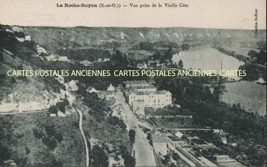 Cartes postales anciennes > CARTES POSTALES > carte postale ancienne > cartes-postales-ancienne.com Ile de france Val d'oise La Roche Guyon