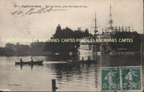 Cartes postales anciennes > CARTES POSTALES > carte postale ancienne > cartes-postales-ancienne.com Ile de france Val d'oise Enghien Les Bains