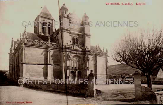 Cartes postales anciennes > CARTES POSTALES > carte postale ancienne > cartes-postales-ancienne.com Ile de france Val d'oise Vetheuil