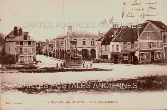 Cartes postales anciennes > CARTES POSTALES > carte postale ancienne > cartes-postales-ancienne.com Ile de france Val d'oise La Roche Guyon