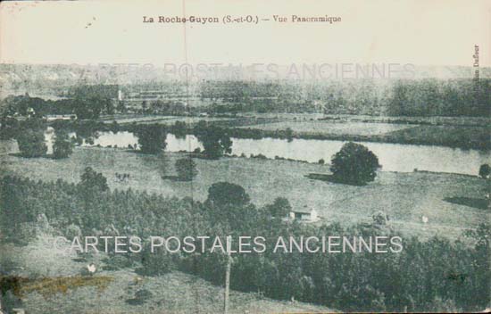 Cartes postales anciennes > CARTES POSTALES > carte postale ancienne > cartes-postales-ancienne.com Ile de france Val d'oise La Roche Guyon