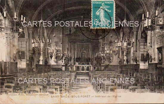 Cartes postales anciennes > CARTES POSTALES > carte postale ancienne > cartes-postales-ancienne.com Ile de france Val d'oise Saint Brice Sous Foret
