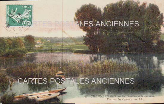Cartes postales anciennes > CARTES POSTALES > carte postale ancienne > cartes-postales-ancienne.com Ile de france Val d'oise Chennevieres Les Louvres