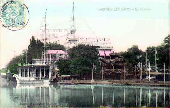 Cartes postales anciennes > CARTES POSTALES > carte postale ancienne > cartes-postales-ancienne.com Ile de france Val d'oise Enghien Les Bains