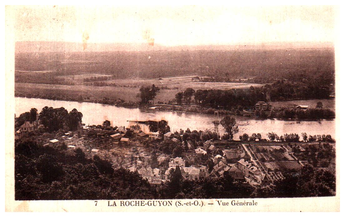 Cartes postales anciennes > CARTES POSTALES > carte postale ancienne > cartes-postales-ancienne.com Ile de france Val d'oise La Roche Guyon