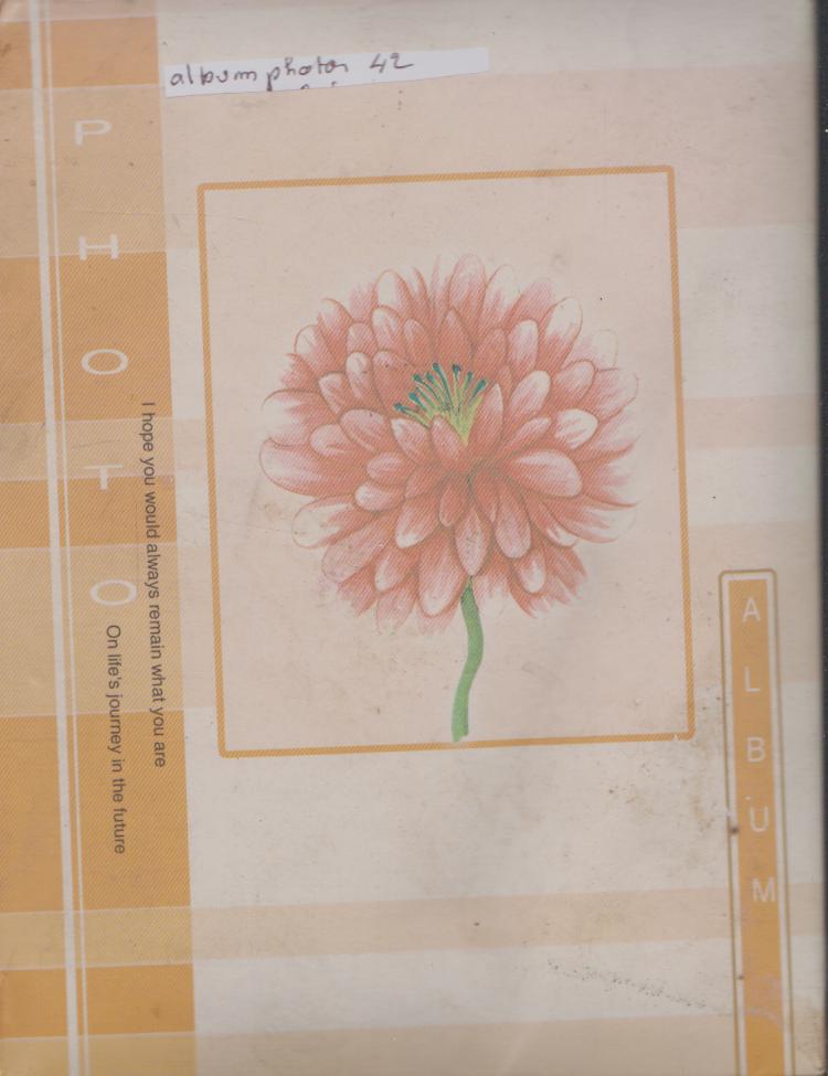 Empty photo album