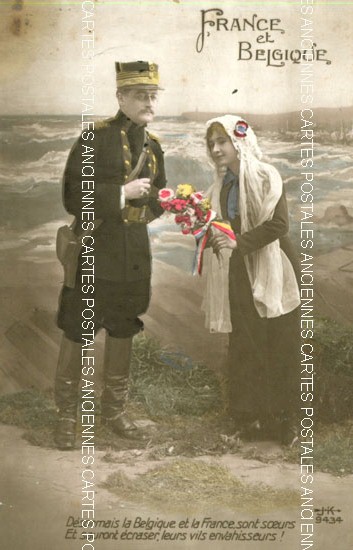 Cartes postales anciennes > CARTES POSTALES > carte postale ancienne > cartes-postales-ancienne.com Militaire Fantaisie