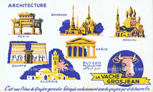 Cartes postales anciennes > CARTES POSTALES > carte postale ancienne > cartes-postales-ancienne.com Buvard publicitaire Epices fromages</b>