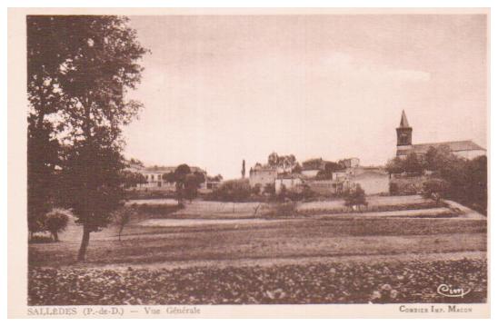 Cartes postales anciennes > CARTES POSTALES > carte postale ancienne > cartes-postales-ancienne.com Auvergne rhone alpes Puy de dome Salledes