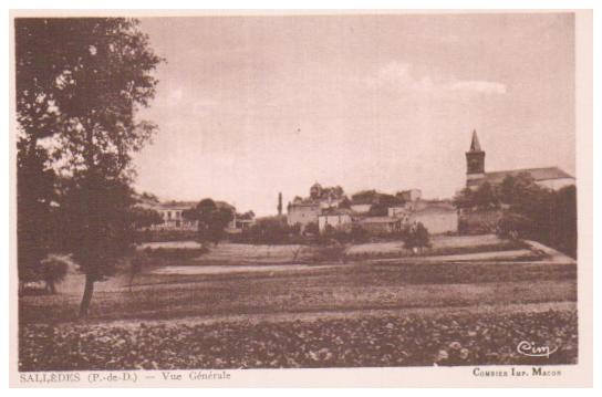 Cartes postales anciennes > CARTES POSTALES > carte postale ancienne > cartes-postales-ancienne.com Auvergne rhone alpes Puy de dome Salledes