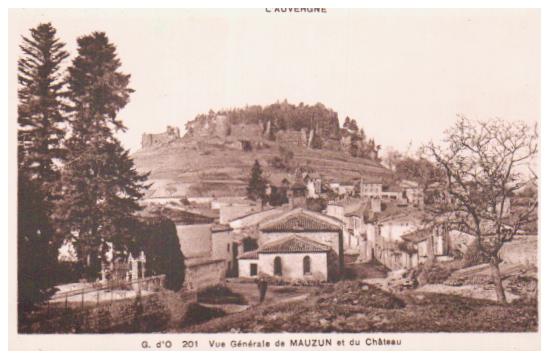 Cartes postales anciennes > CARTES POSTALES > carte postale ancienne > cartes-postales-ancienne.com Auvergne rhone alpes Puy de dome Mauzun