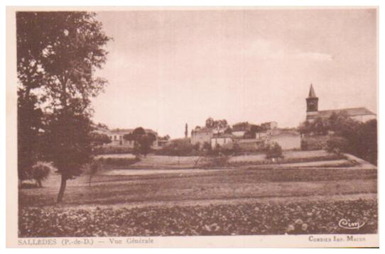 Cartes postales anciennes > CARTES POSTALES > carte postale ancienne > cartes-postales-ancienne.com Auvergne rhone alpes Puy de dome Salledes