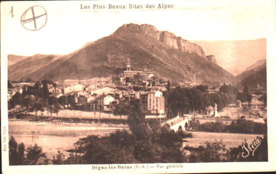 Cartes postales anciennes > CARTES POSTALES > carte postale ancienne > cartes-postales-ancienne.com Provence alpes cote d'azur Alpes de haute provence Digne Les Bains