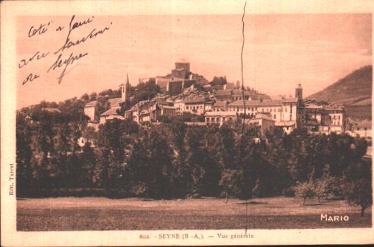 Cartes postales anciennes > CARTES POSTALES > carte postale ancienne > cartes-postales-ancienne.com Provence alpes cote d'azur Alpes de haute provence Seyne