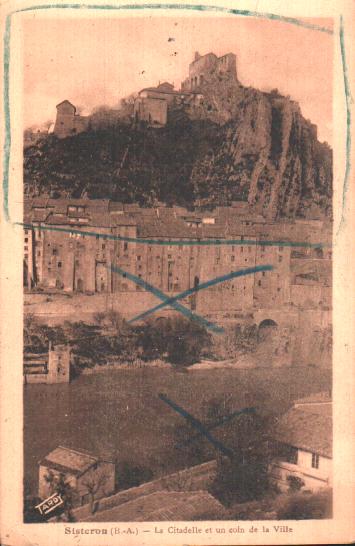 Cartes postales anciennes > CARTES POSTALES > carte postale ancienne > cartes-postales-ancienne.com Provence alpes cote d'azur Alpes de haute provence Sisteron