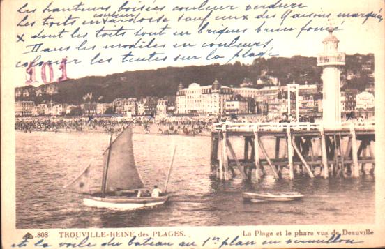 Cartes postales anciennes > CARTES POSTALES > carte postale ancienne > cartes-postales-ancienne.com Normandie Trouville Sur Mer