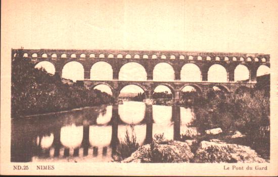 Cartes postales anciennes > CARTES POSTALES > carte postale ancienne > cartes-postales-ancienne.com Occitanie Gard Vers Pont Du Gard