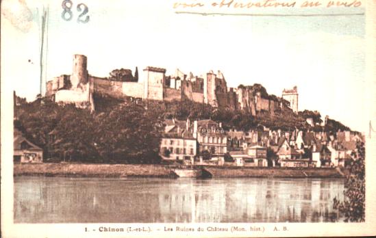 Cartes postales anciennes > CARTES POSTALES > carte postale ancienne > cartes-postales-ancienne.com Centre val de loire  Indre et loire Chinon