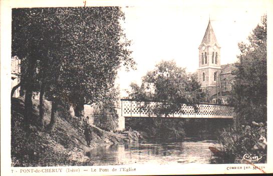 Cartes postales anciennes > CARTES POSTALES > carte postale ancienne > cartes-postales-ancienne.com Auvergne rhone alpes Isere Pont De Cheruy