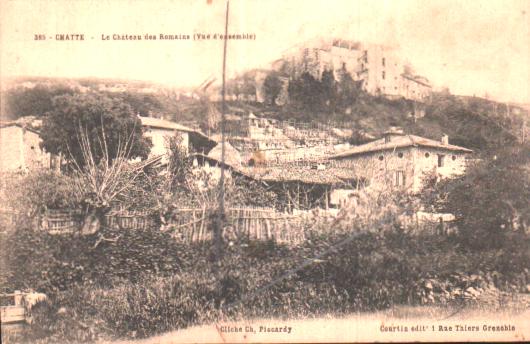 Cartes postales anciennes > CARTES POSTALES > carte postale ancienne > cartes-postales-ancienne.com Auvergne rhone alpes Isere Chatte
