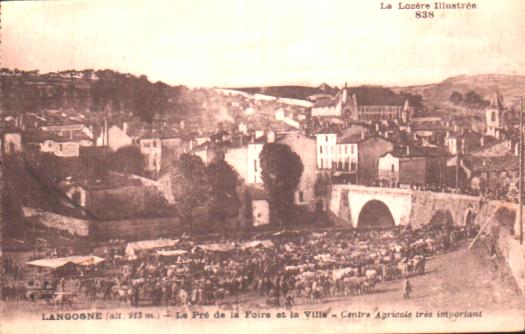 Cartes postales anciennes > CARTES POSTALES > carte postale ancienne > cartes-postales-ancienne.com Occitanie Lozere Langogne