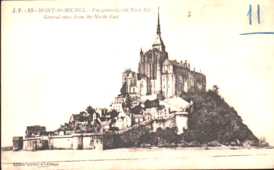 Cartes postales anciennes > CARTES POSTALES > carte postale ancienne > cartes-postales-ancienne.com Normandie Manche Le Mont Saint Michel