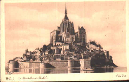 Cartes postales anciennes > CARTES POSTALES > carte postale ancienne > cartes-postales-ancienne.com Normandie Manche Le Mont Saint Michel