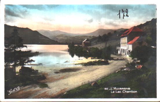 Cartes postales anciennes > CARTES POSTALES > carte postale ancienne > cartes-postales-ancienne.com Auvergne rhone alpes Puy de dome Chambon Sur Lac