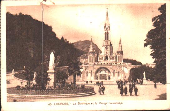 Cartes postales anciennes > CARTES POSTALES > carte postale ancienne > cartes-postales-ancienne.com Occitanie Hautes pyrenees Lourdes