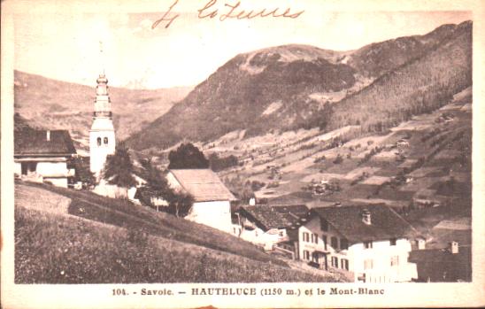 Cartes postales anciennes > CARTES POSTALES > carte postale ancienne > cartes-postales-ancienne.com Auvergne rhone alpes Savoie Hauteluce