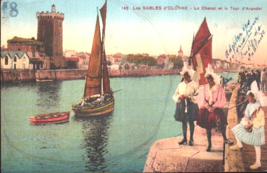 Cartes postales anciennes > CARTES POSTALES > carte postale ancienne > cartes-postales-ancienne.com Pays de la loire Vendee Les Sables d'Olonne